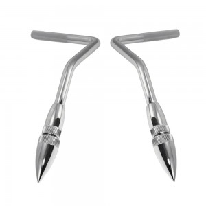 Gibraltar SC-GWS127 Dunnett Bass drum spurs, 1 pack. 12.7mm